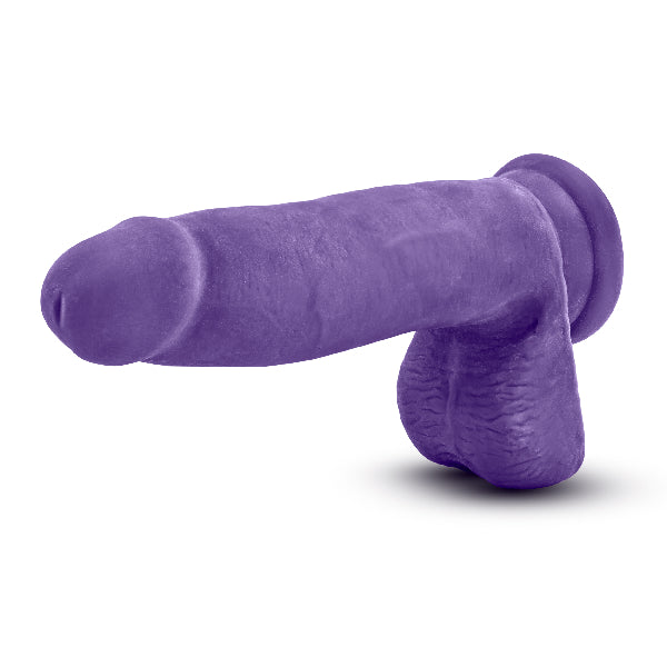 Au Natural Bold Pleaser 7in Dildo Purple  - Club X