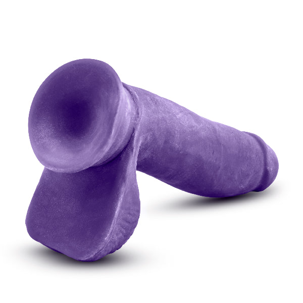 Au Natural Bold Pleaser 7in Dildo Purple  - Club X