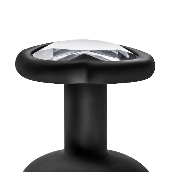 Luxe Bling Plugs Training Kit Black With White Gems  - Club X