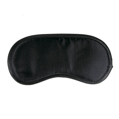 Black Satin Eye Mask  - Club X