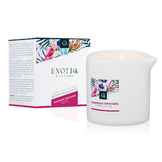 Exotiq Massage Candle Bamboo Orchids 200G  - Club X