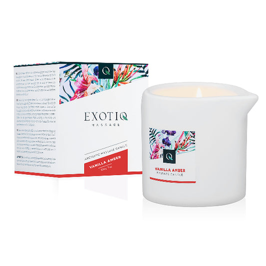 Exotiq Massage Candle Vanilla Amber 200g  - Club X