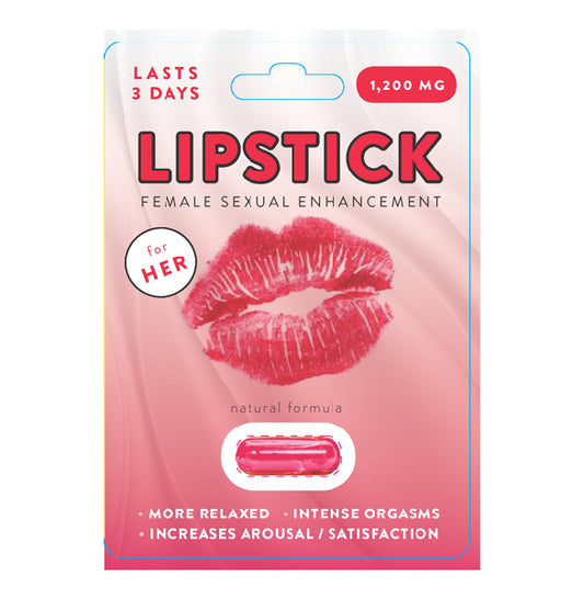 Lipstick Female Libido Single Pill  - Club X