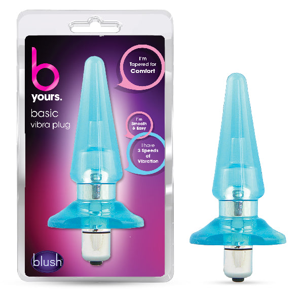 B Yours Basic Vibra Plug Blue  - Club X