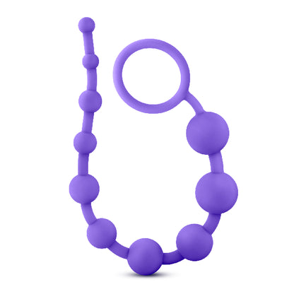 Luxe Silicone 10 Beads Purple  - Club X