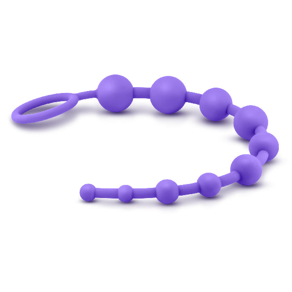 Luxe Silicone 10 Beads Purple  - Club X