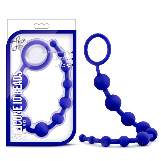 Luxe Silicone 10 Beads Indigo  - Club X