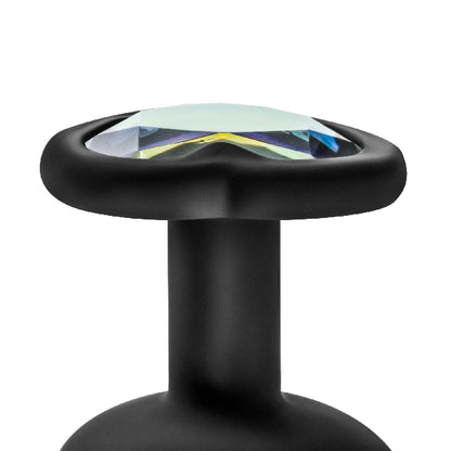 Luxe Bling Plugs Training Kit Black With Rainbow Gems  - Club X