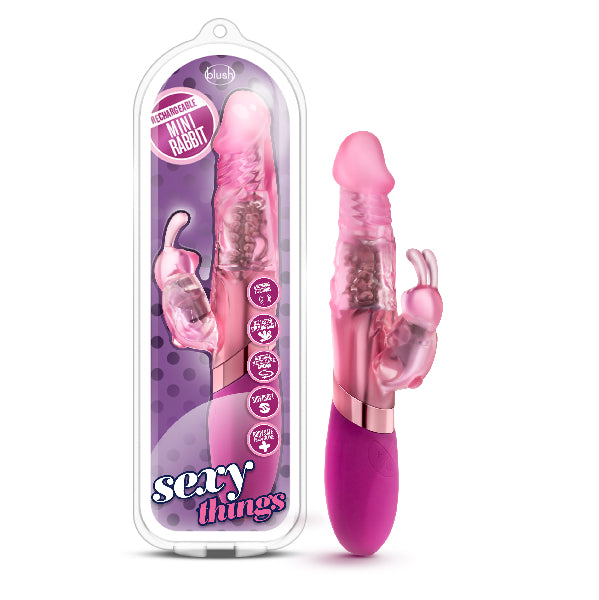 Sexy Things Rechargeable Mini Rabbit Pink  - Club X
