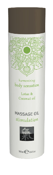 Shiatsu Massage Oil Stimulation Lotus And Coconut Oil 100ml  - Club X