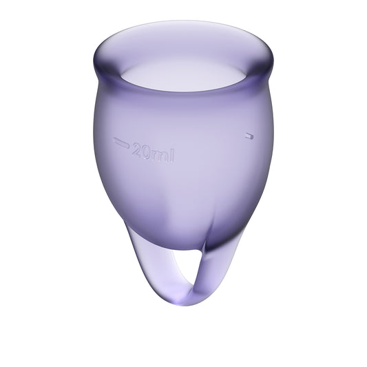 Feel Confident Menstrual Cup Lilla 2Pcs Lilac - Club X