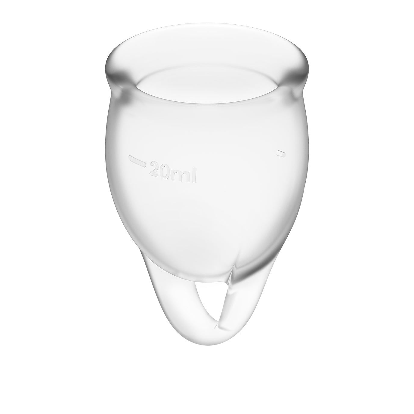 Feel confident Menstrual Cup Transparent 2pcs  - Club X