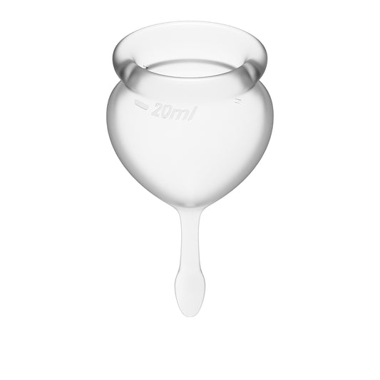 Feel Good Menstrual Cup Transparent 2pcs Clear - Club X