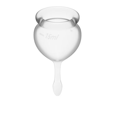 Feel Good Menstrual Cup Transparent 2pcs  - Club X