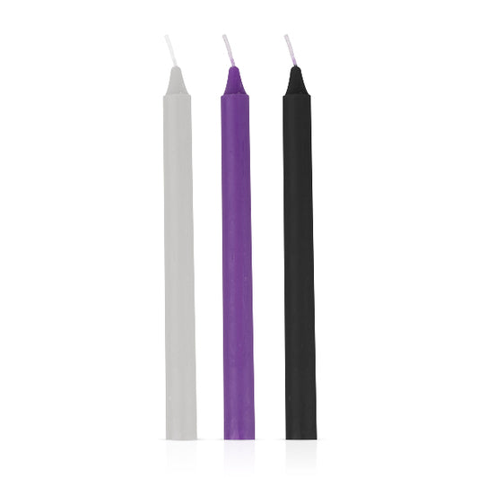 Sensual Hot Wax Candles 3pcs  - Club X