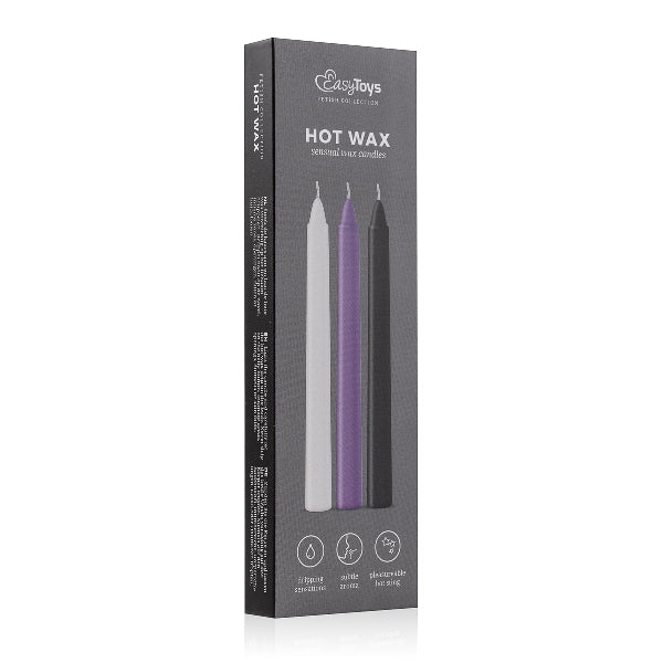 Sensual Hot Wax Candles 3pcs  - Club X