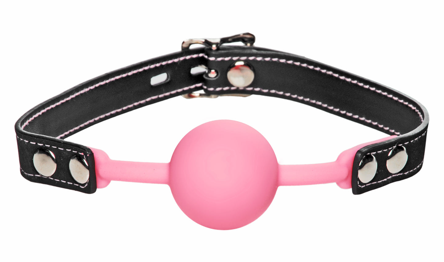 Glow Gag Glow in the Dark Silicone Ball Gag  - Club X