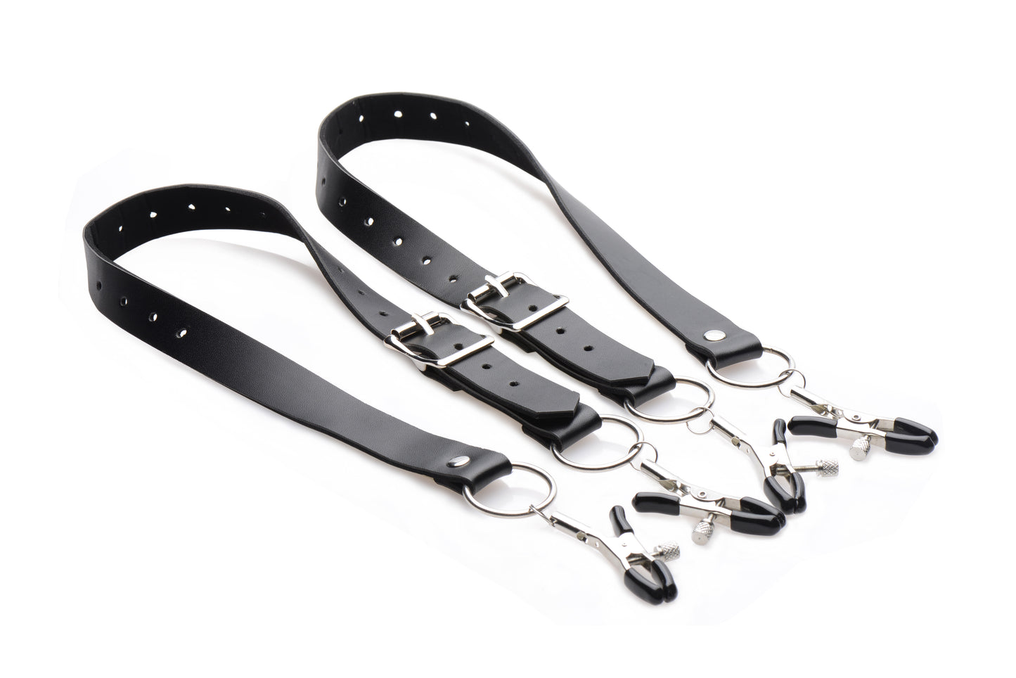 Labia Spreader Straps with Clamps  - Club X