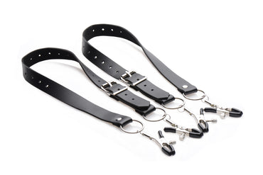 Labia Spreader Straps with Clamps  - ClubX