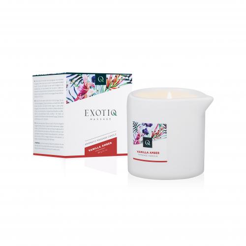 Exotiq Massage Candle Vanilla Amber 60G Default Title - Club X