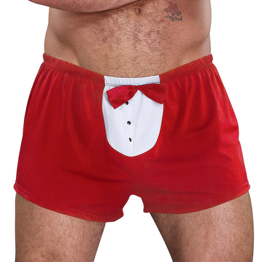 Tuxedo Boxer Novelty Underwear Red One Size / Red - Club X