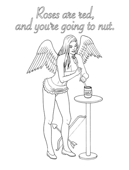 My Naughty Valentine Colouring Book Default Title - Club X