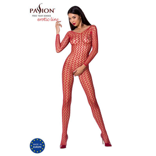 Bodystocking Bs068 Red One Size Default Title - Club X