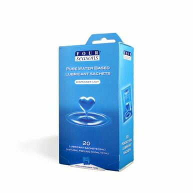 Four Seasons 20pcs Pure Water Based Lubricant Sachets Default Title - Club X