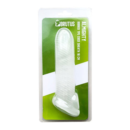 Almighty Ribbed Cocksheath 18cm  - Club X