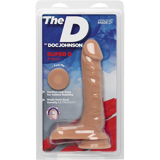 The D Super D 8" With Balls And Suction Cup (Vanilla) Default Title - Club X