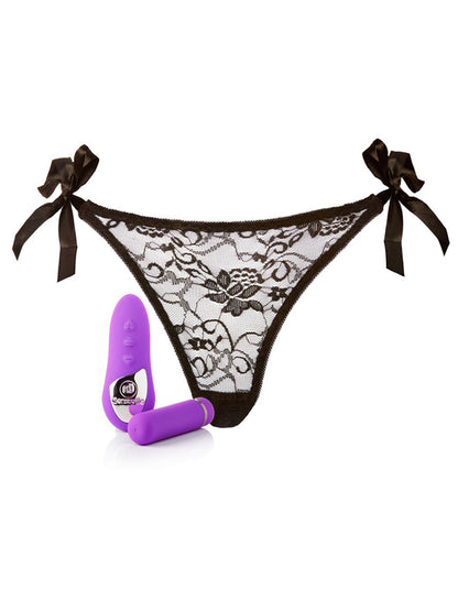 Nu Sensuelle Remote Controlled Pleasure Vibrating Panty Purple - Club X