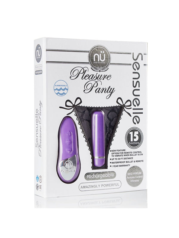 Nu Sensuelle Remote Controlled Pleasure Vibrating Panty  - Club X