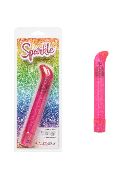 Sparkle Slim G-Vibe Massager Vibrator Pink - Club X