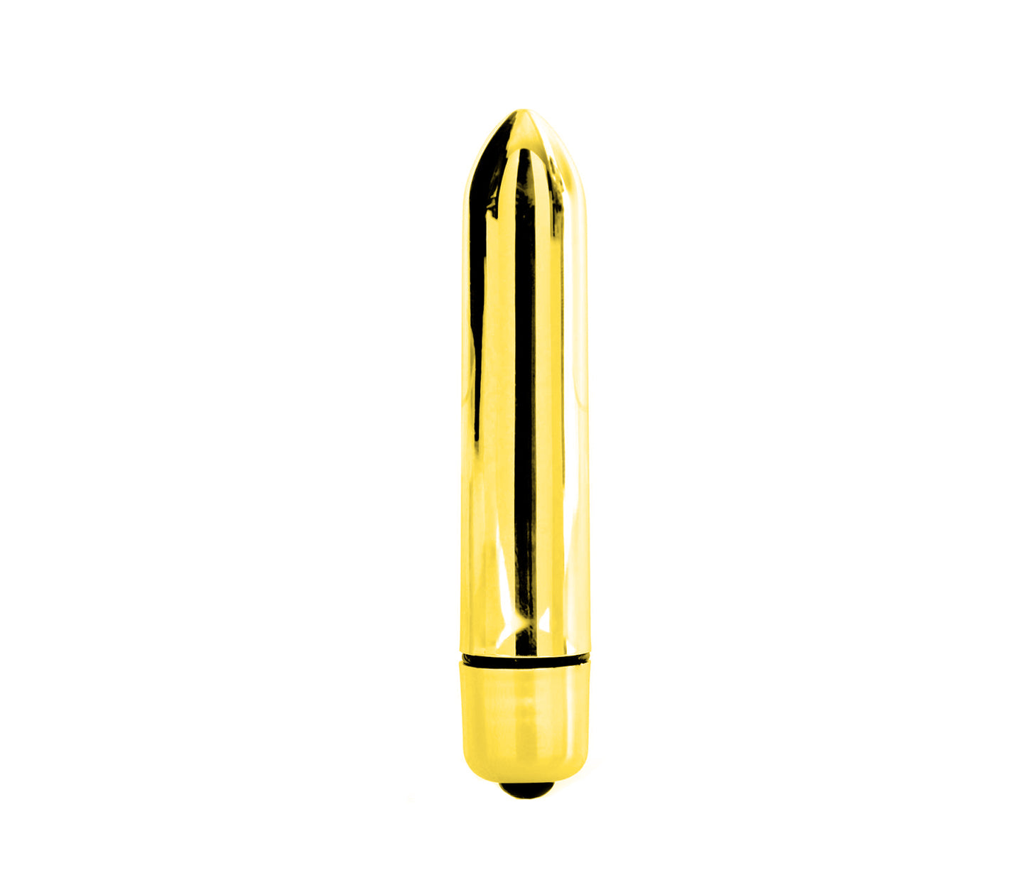 Bul001-10 Speed Bullet W/ 7 Functions Vibrator Gold - Club X