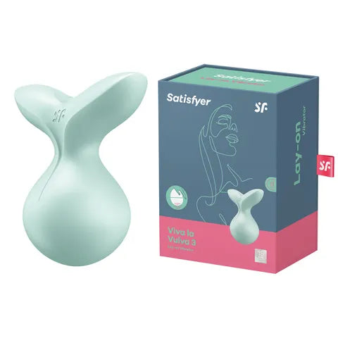Satisfyer Viva La Vulva 3 Vibrator Stimulator - Mint Mint - Club X