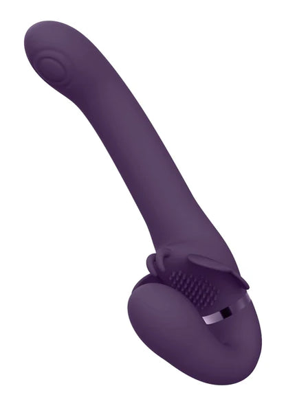 Satu Clitoral Stimulation Vibrator W/ Three 10-Function New Generation F1 Motors Purple - Club X