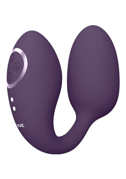 Aika Extremely Quiet Stimulator Vibrator Purple - Club X
