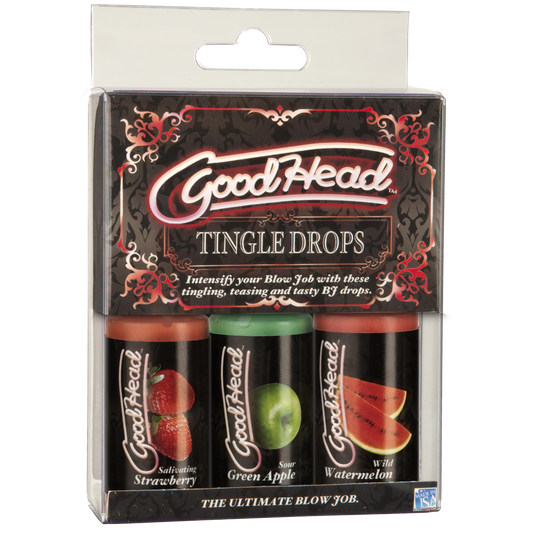 Goodhead Tingle Drops Watermelon / Green Apple / Strawberry  - Club X