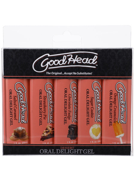 Goodhead Oral Delight Gel Dessert 5 Pack 1 Fl oz  - Club X