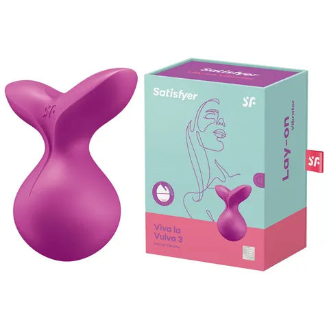 Satisfyer Viva La Vulva 3 Vibrator Stimulator - Mint  - Club X