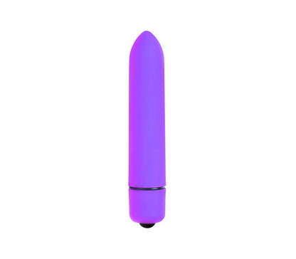 Bul001-10 Speed Bullet W/ 7 Functions Vibrator Purple - Club X