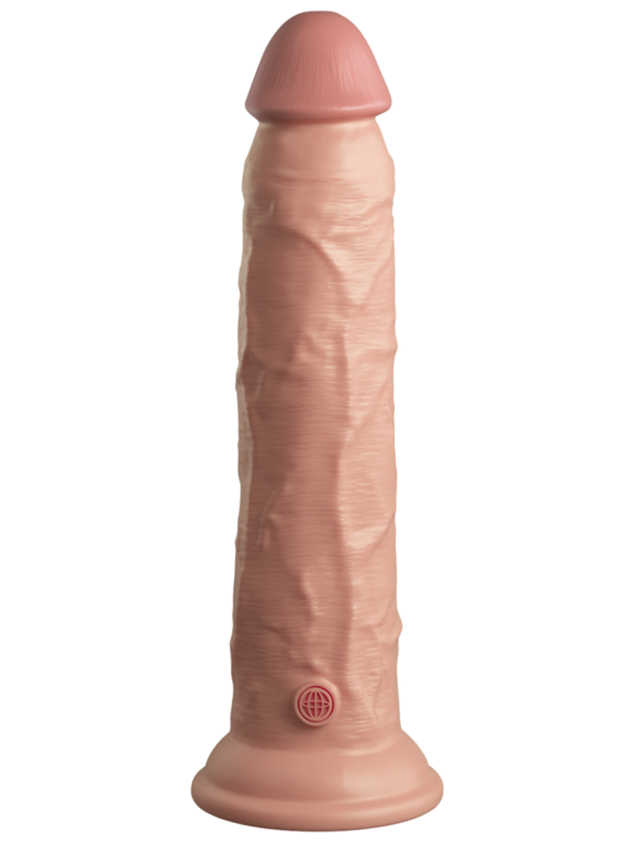 King Cock Elite 9 in. Silicone Dual Density Cock Light  - Club X