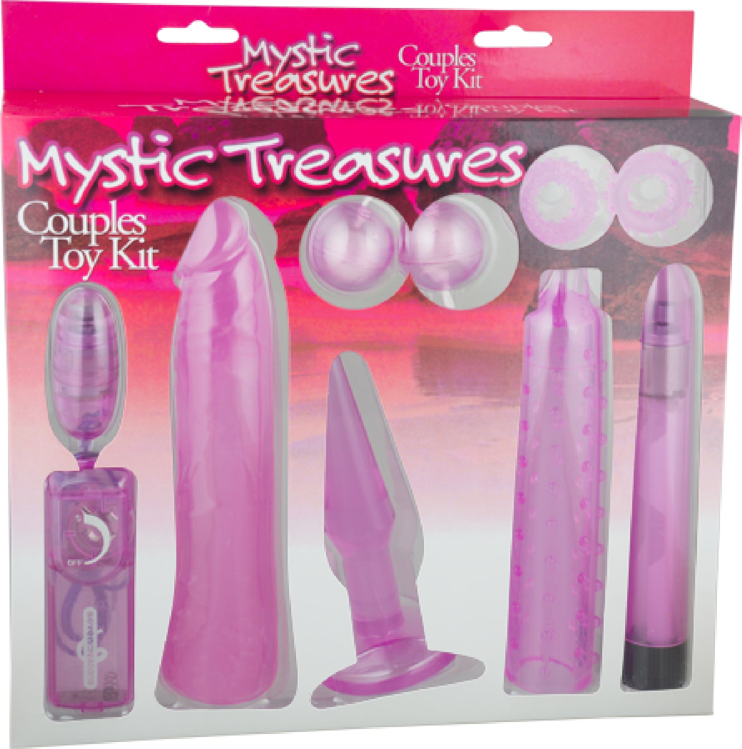 Mystic Treasures Couples Toy Kit (Pink)  - Club X