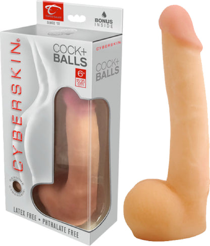 Cyberskin Dong with Virtual Touch Dual Density With Balls  - Club X