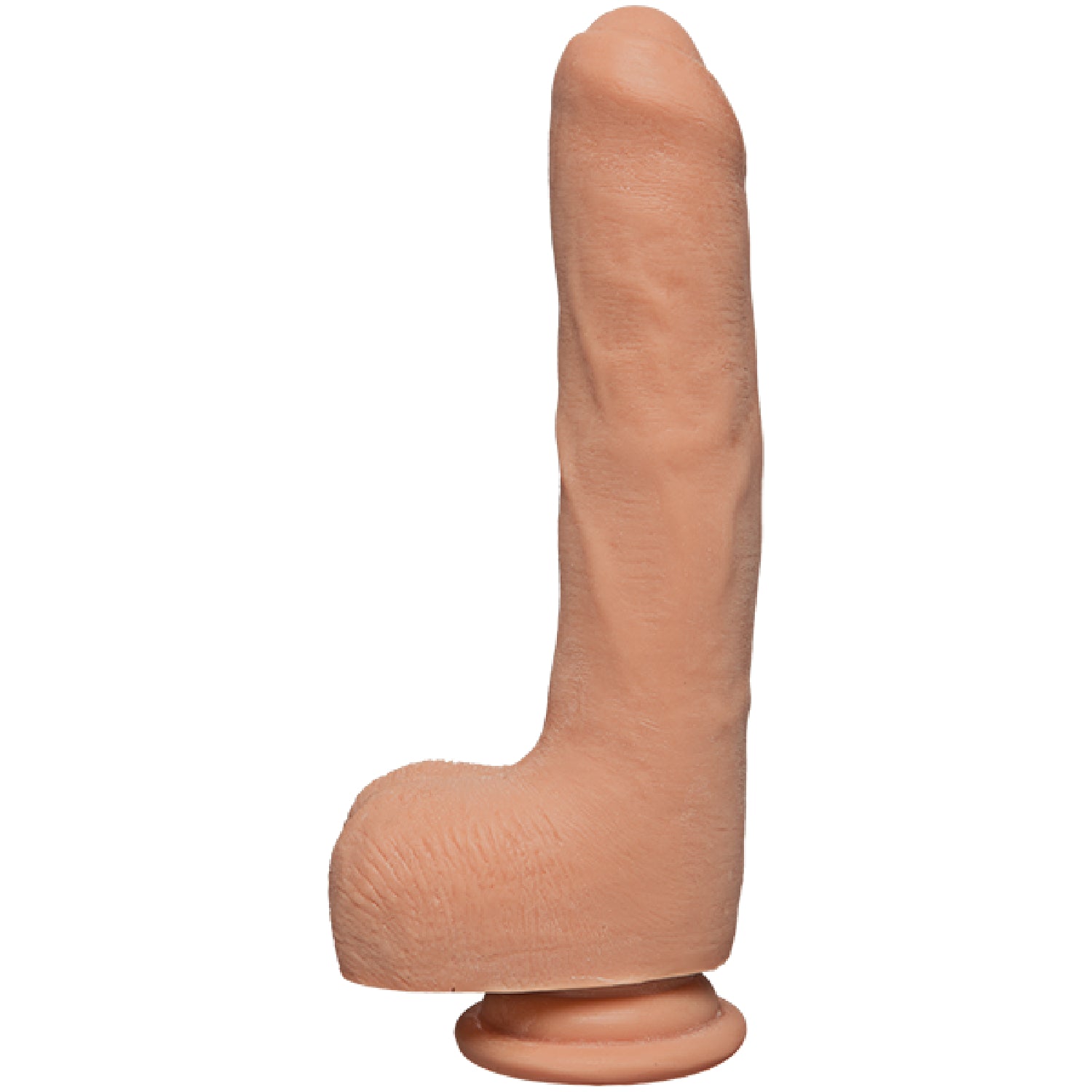 Uncut D - ULTRASKYN 9" Dildo With Balls (Vanilla)  - Club X