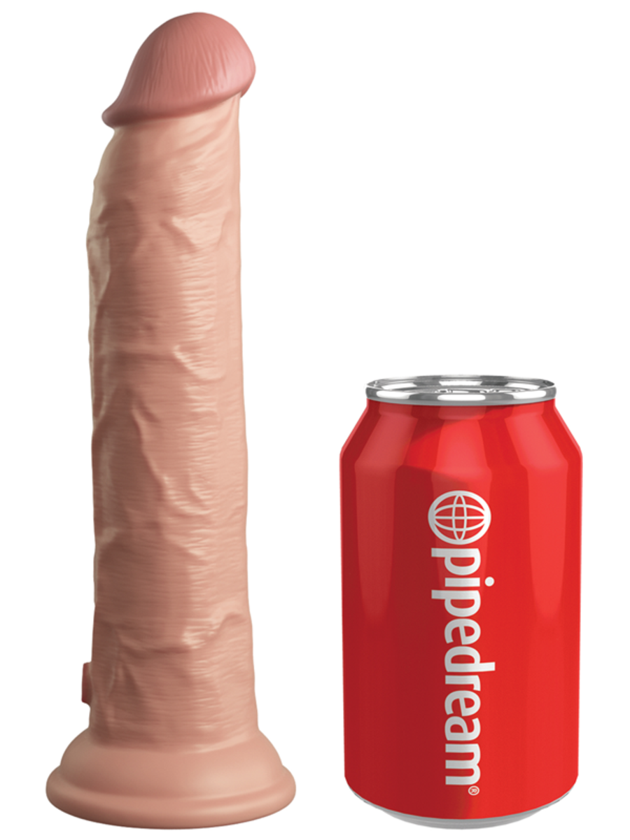King Cock Elite 9 in. Silicone Dual Density Cock Light  - Club X
