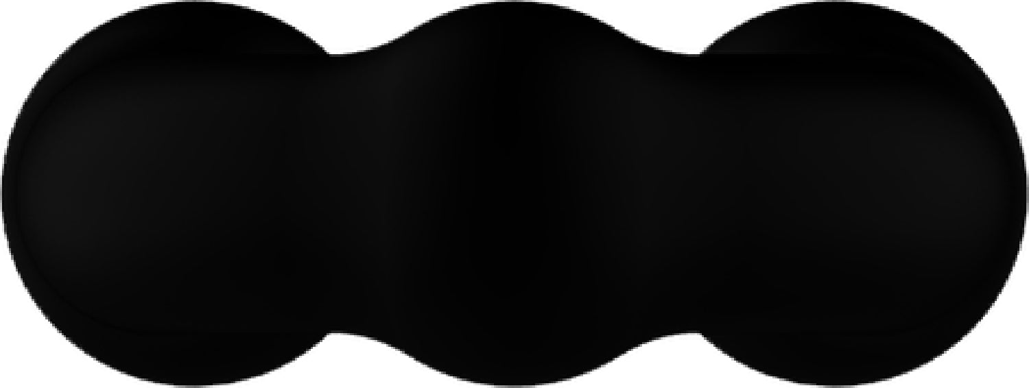 Super Soft Silicone 3 Bead Cockring  - Club X