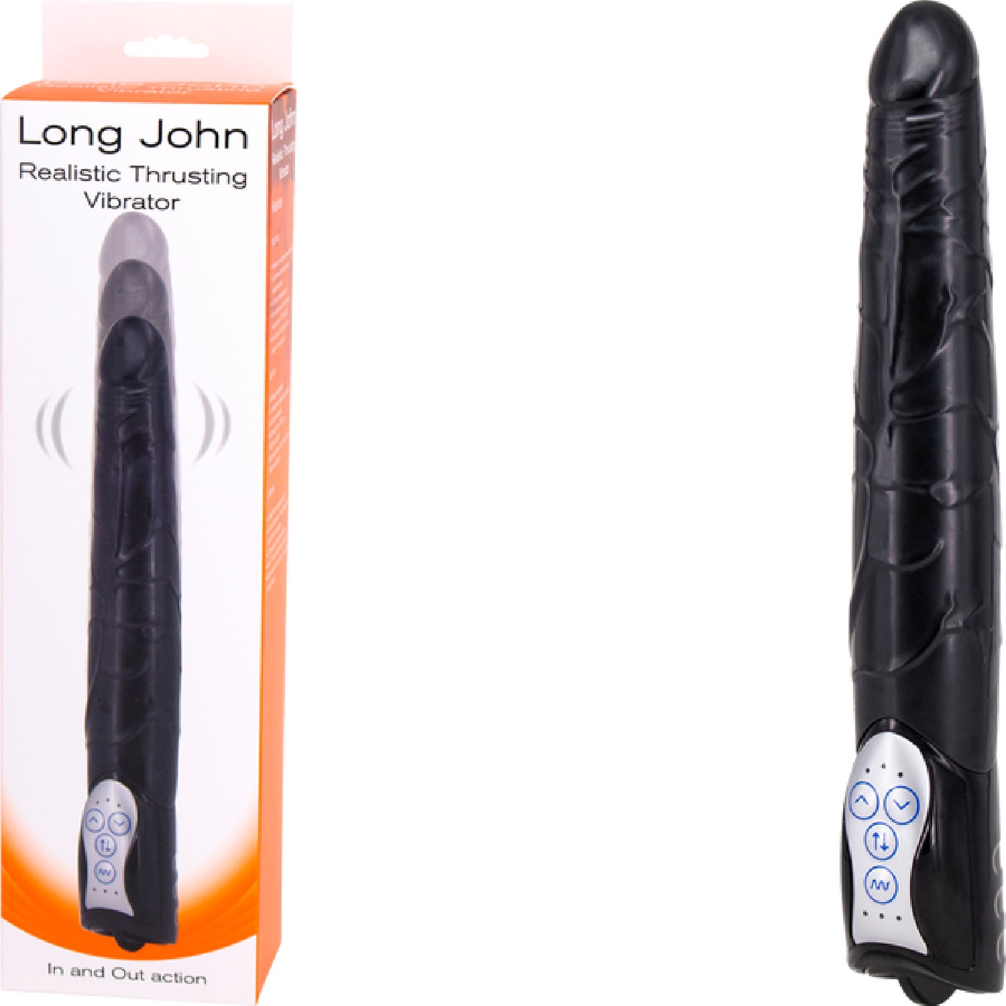 Long John Realistic Thrusting Vibrator  - Club X