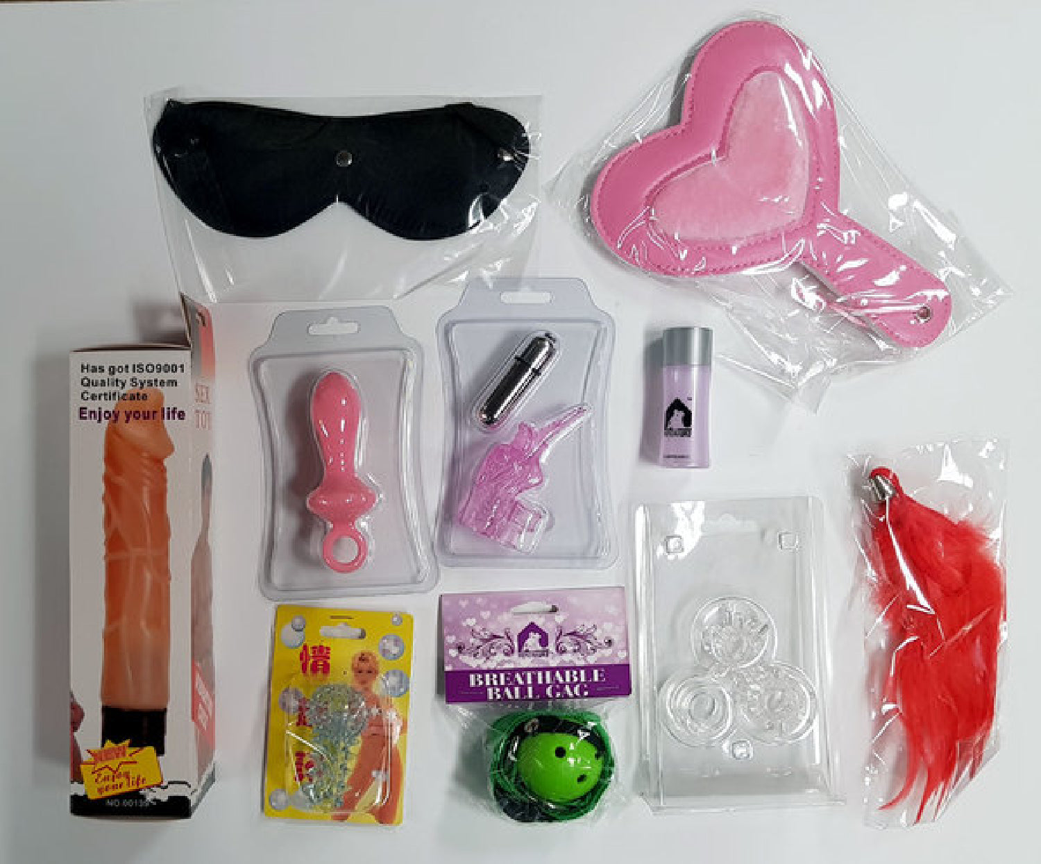 Room Fun Bag With Assorted Adult Toy  (Black)  - Club X