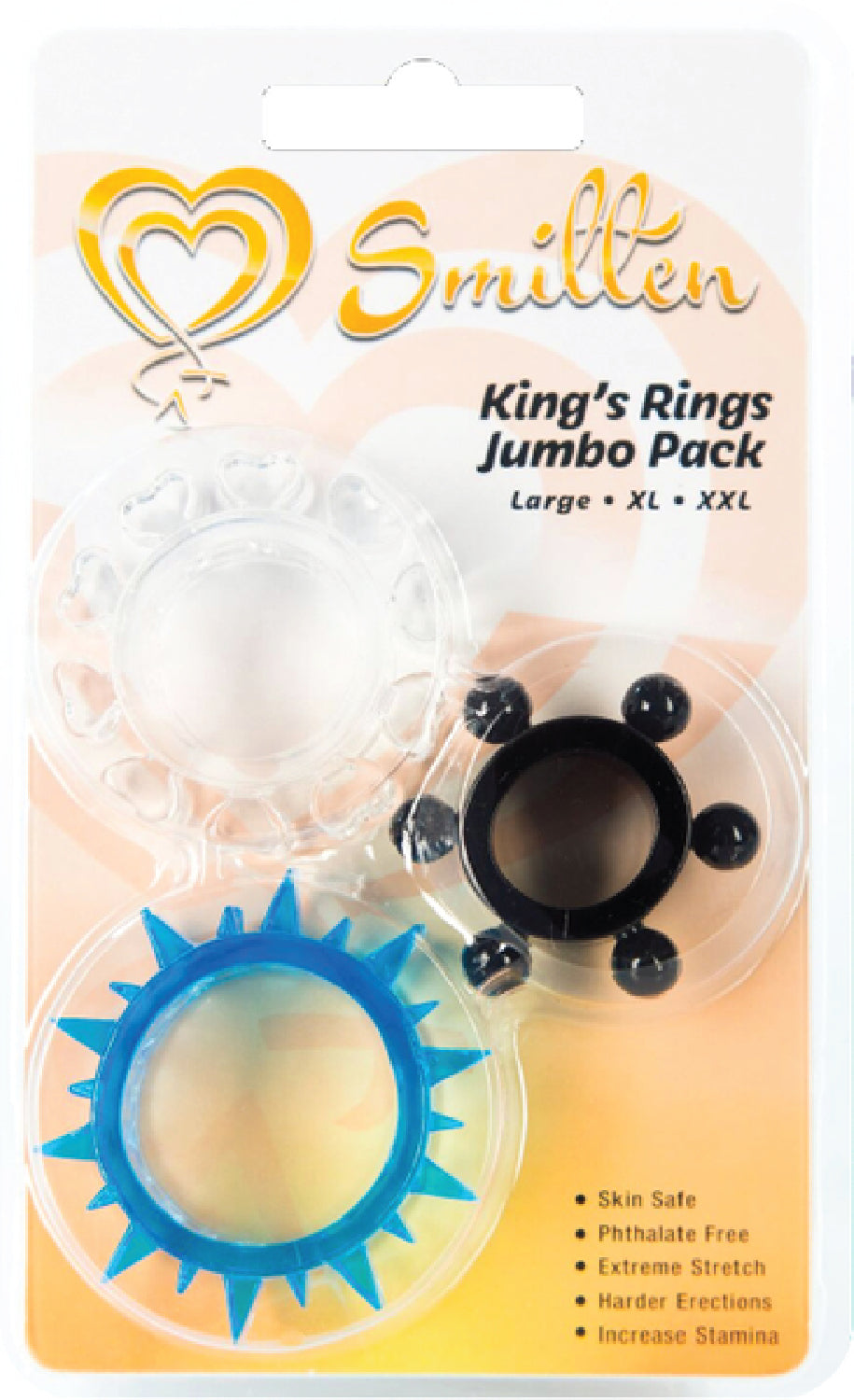 King'S Rings Jumbo Pack 3-Pack Cock Rings  - Club X